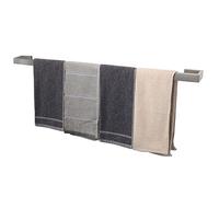 TocTen Porte-Serviettes de Bain - Base carrée épaisse en Acier Inoxydable SUS304 pour Salle de Bain, Barre de Salle de Bain - Porte-Serviettes Mural Robuste (Nickel brossé, 83 cm)