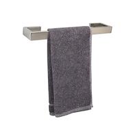 TocTen Porte-serviettes de bain - Base carrée épaisse en acier inoxydable SUS304 pour salle de bain, barre de salle de bain, porte-serviettes mural robuste (chrome poli, 30,5 cm)