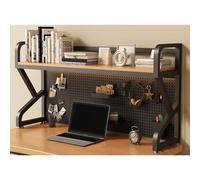 TOCTUS Bibliothèque sur Bureau, Étagere À Poser sur Meuble À 2 Niveaux, Meuble De Rangement Polyvalente, Organisateur De Comptoir en Bois, Étagère À Livres pour Bureau (Color : 1tier, Size : 110cm)