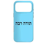 Todah Rabah Thank You Very Much en hébreu Coque pour iPhone 17 Pro Max
