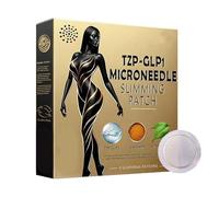 Todahof Tzp-Glp1 Lot de 20 patchs à micro-aiguilles à action rapide, portable et pratique, pour perte de poids, amélioration de la peau, pour homme et femme