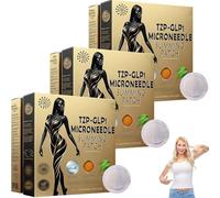 TODAHOF TZP-GLP1 Nano Microneedle Patch, Patch Professionnel Venin d'abeille Curcuma MicroneedlePatch, Patch Todahow Longue Durée TZP-GLP-1 Patch pour Homme et Femme (3)