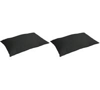 Today 201837 - Taie d'oreiller en Coton, 50 x 70 x 0,1 cm, Couleur: Réglisse (Lot de 2)