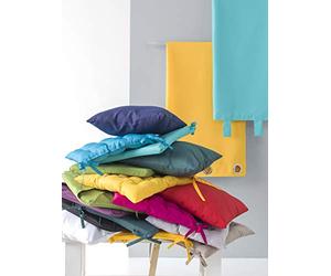 Today 257461 Assise Matelassée Coton Pomme d'amour/Rouge 40 x 40 cm