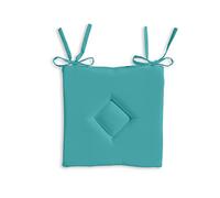 Today 261305 Galette Classique Polyester -Vert d'eau-40 x 40 cm