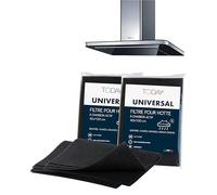Today - 2x filtres universels aux charbons actifs pour hottes de cuisine 40 x 100 cm - Découpable, anti-odeur, retiennent la graisse et l'humidité - Double paquet - Fabriqué en Italie