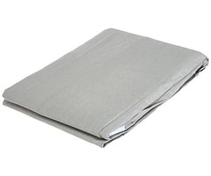 Today 576337 Today Cache Sommier Coton/Tissus Intissé/Polypropylène Zinc 160 x 200 cm