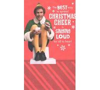 Today and Always by American Greetings Buddy the Elf Merry Christmas Card Holder Gift Card Holder - The Best Way to Spread Christmas Cheer is Singing Loud for All to Hear!, Rouge
