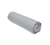 TODAY Drap Housse en Coton Bio Organic Grands Bonnets - Gris Acier - 140 X 200 Cm