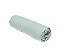 TODAY Drap Housse en Coton Bio Organic Grands Bonnets - Vert Céladon - 140 X 200 Cm