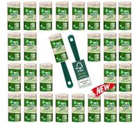 Today Eco - Rouleau adhesif Vetement 28 Rouleaux avec Couvercle + 2 Brosses. Plastique 95% de Matériaux Recyclés. Brosse Anti Poil Animaux
