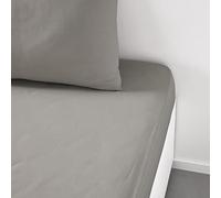 TODAY Essential - Drap Housse 90X190 cm 1 Personne 100% Coton Uni, Dune