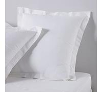 TODAY Essential - Lot de 2 Taies d'oreillers 63X63 cm 100% Coton Uni, Craie
