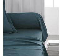 Today Essential - Taie de traversin 45X185 cm 100% Coton Uni, Paon