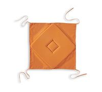 Today Galette 4 Coins Mandarine Polyester Orange 40 x 40 x 2 cm