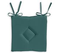 Today - Galette de chaise Classy - 40 x 40 cm - Vert émeraude - Classy Vert