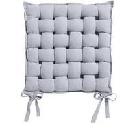 Today - Galette de chaise Tressée - 40 x 40 cm - Gris clair - Tréssée Gris clair G