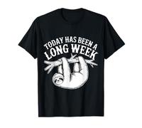 Today Has Been A Long Week Sarcastique épuisé fatigué |- T-Shirt