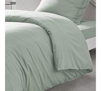 Today Housse de Couette 140X200 1 Personne Coton Celadon, Céladon