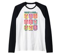 Today I Feel Axolotl Kids Emotions Manche Raglan