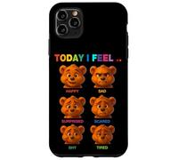 Today I Feel Cool Teddy Bear Face Moods Illustration Graphic Coque pour iPhone 11 Pro Max