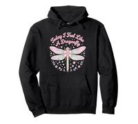 Today I Feel Like A Libellule Adorable Insecte Girly Sweat à Capuche