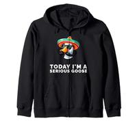 Today I’m A Serious Goose Funny Meme Bird Humor Sarcasm Sweat à Capuche