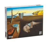 Today is Art Day - Salvador Dali - Persistance de la mémoire - Puzzle - 1000 pièces, Marron, Bleu, Jaune, Blanc