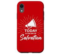 Today is The Day of Salvation 2 Cor. 6:2 Evangelism Gospel Coque pour iPhone XR