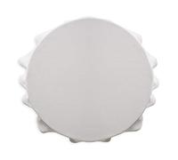 Today Nappe Ronde 180 Chantilly Polyester Blanc 180 x 180 cm
