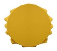 Today nappe ronde polyester, family safran 180 Jaune