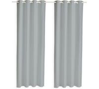 TODAY Paire de rideaux isolants thermiques - 140 x 240 cm - Zinc TODAY