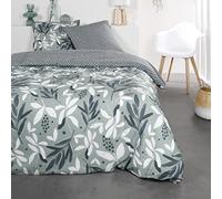 Today Parure de lit 2 Personnes 220x240 Coton Imprime Sunshine 7.7, Bleu
