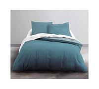Today Parure de Lit 240X260 2 Personnes Coton Imprime Vert Graphique 57Fils Jap et Scandi