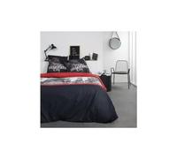 Today Parure De Lit Coton 2 Personnes - 220x240 Cm - Imprimé Rouge Clem