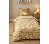 TODAY Parure de Lit Enfant Léopard, 100% Coton 57 Fils, Housse de Couette + Taie d'oreiller (140x200 + 63x63 cm)