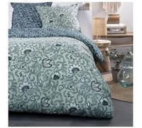 Today Parure de lit Sunshine Bleu 220x240 cm Coton naturel pour 2 personnes - Autres motifs