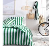 TODAY Parure de lit Summer Stripes - 240x220 cm - 2 personnes - coton imprimé rayé