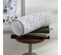 Coussin Polochon CHARME Imprimé Craie Capucine 45 15 cm