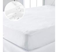 Protège matelas imperméable été/hiver 100% Coton Blanc 160x200 cm