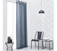 TODAY Rideau à Oeillets - 140x240cm - 100% Coton - Denim