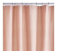Today Rideau de douche gaufré UTILITY - PEVA 180 x 200 cm - Rose - 12 crochets