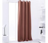 Today Rideau Occultant 140X240 Uni Essential Terracotta