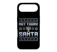 Today Santa Not Ugly Hanukkah Chanukah Juif Women Men Kids Coque pour iPhone Air