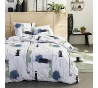 Parure de lit 2 personnes - TODAY - Sunshine 16.2 - 240 x 260 cm - 100% Coton imprimé