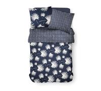 TODAY Sunshine Parure de lit 2 personnes en coton 0.17 - 1 housse de couette 220 x 240 cm + 2 taies d'oreiller 63 x 63 cm