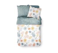 TODAY Sunshine Parure de lit 2 personnes en coton 0.4 - 1 housse de couette 220 x 240 cm + 2 taies d'oreiller 63 x 63 cm