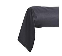 Today Taie de traversin Essential – 45 x 185 cm – 100% coton uni – fusain