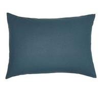 Today - Taie d'oreiller rectangulaire - 100% coton BIO - 50 x 70 cm - Bleu paon Bleu G