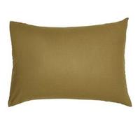 Today - Taie d'oreiller rectangulaire - 100% coton BIO - 50 x 70 cm - Marron bronze Marron G